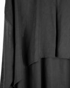 ♠♥COTTON LINEN IRREGULAR HEM SHIRT