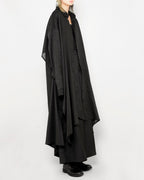 ♠♥COTTON LINEN IRREGULAR HEM SHIRT