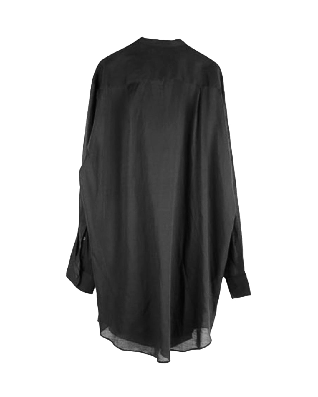 ♠♥COTTON LINEN LAYERED DRAPE SHIRT