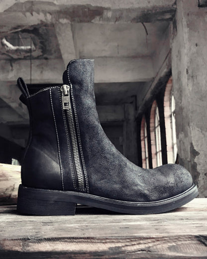 ♠♥SIDE ZIPPER BOOTS