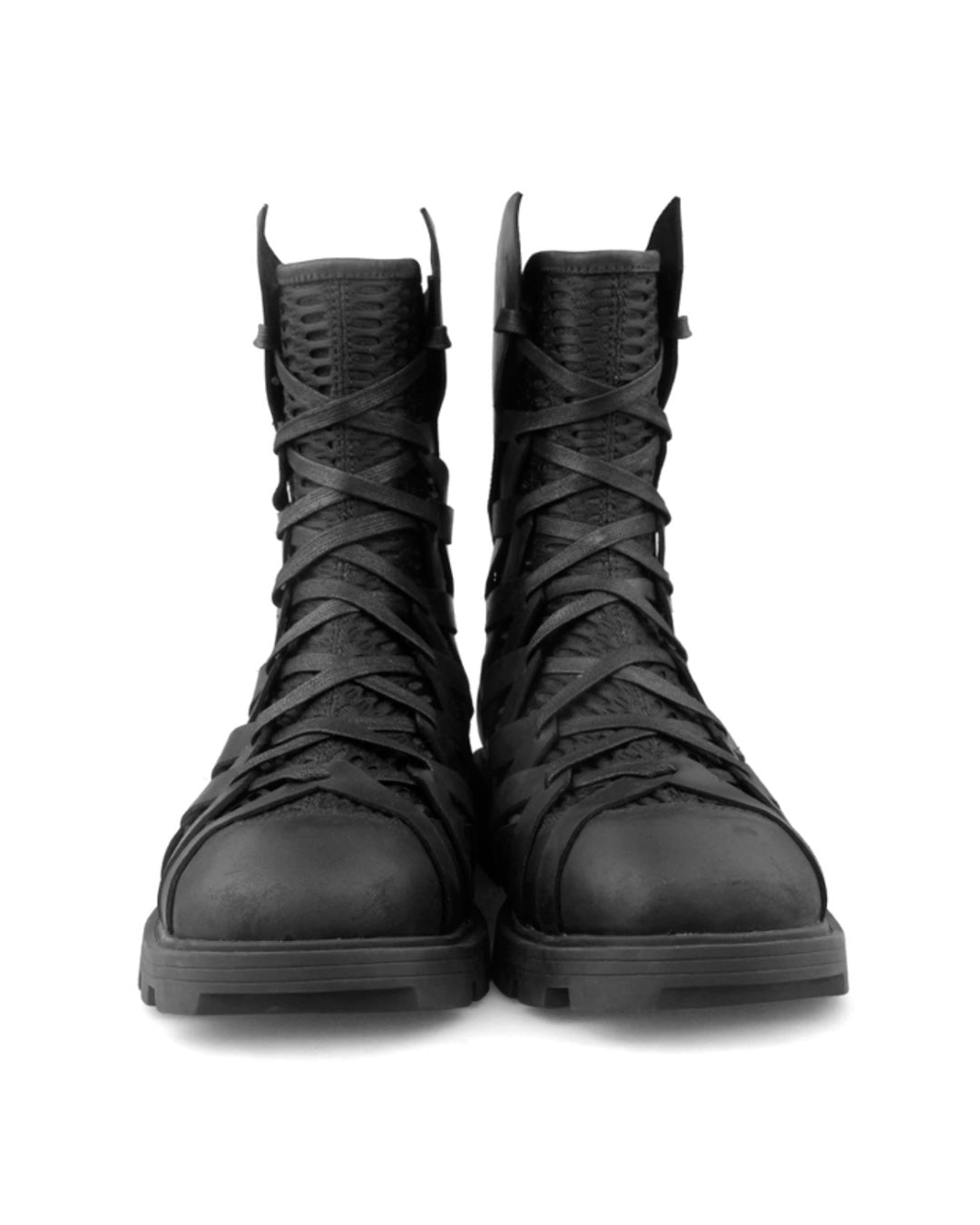 ♠♥LACE UP DESIGN BOOTS