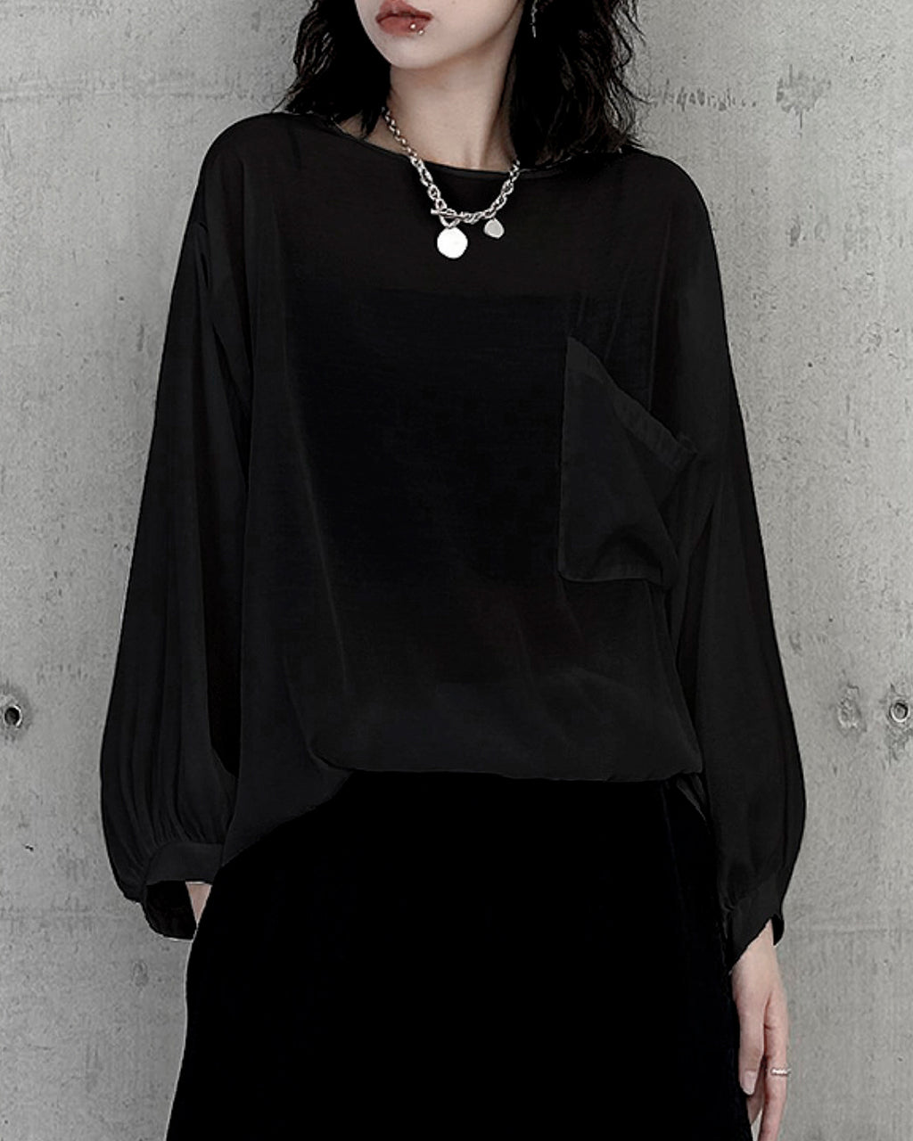 ♥SEE-THROUGH L-SLEEVE