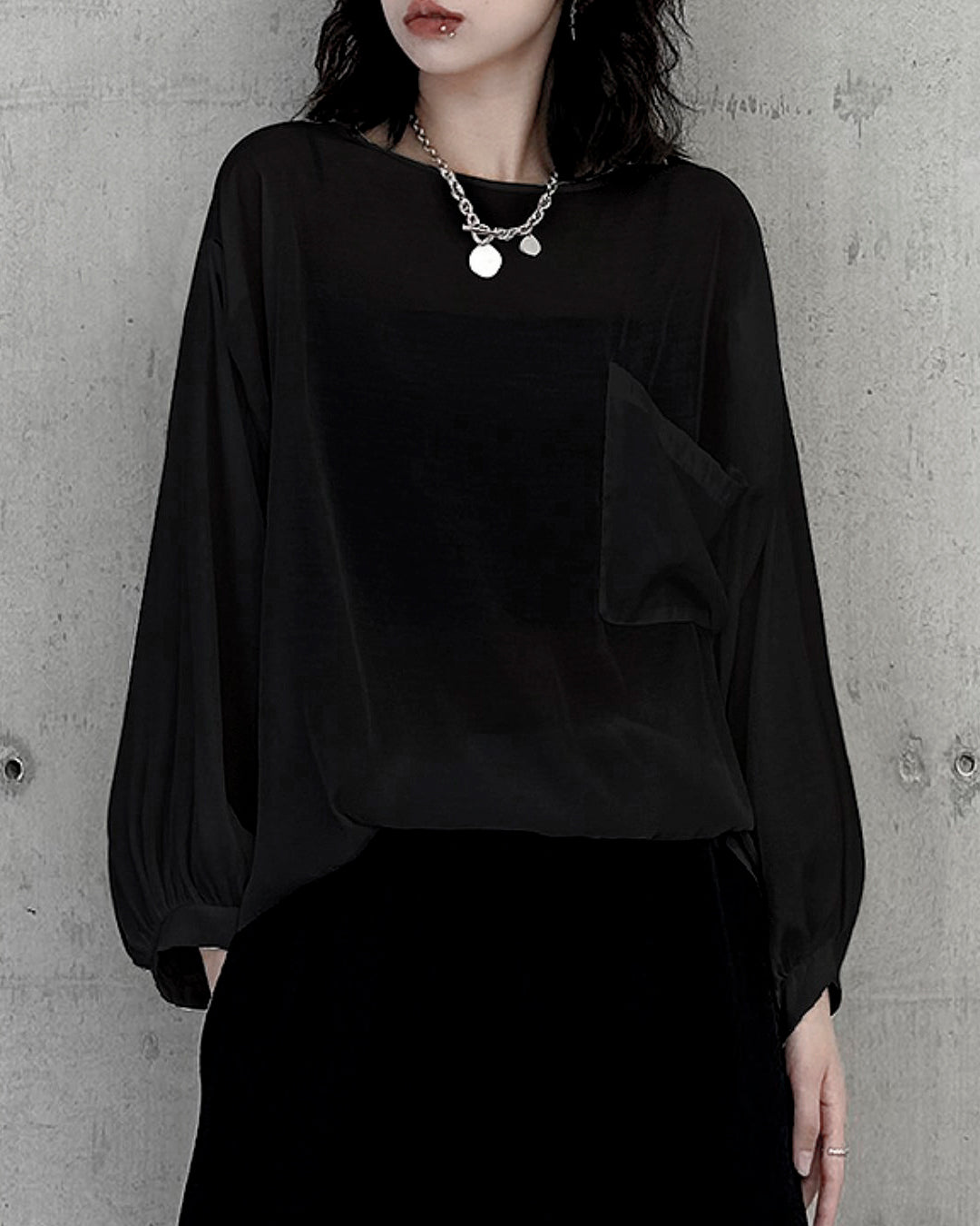 ♥SEE-THROUGH L-SLEEVE