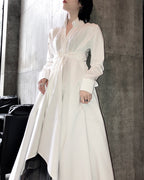 ♥IRREGULAR HEM SHIRT DRESS