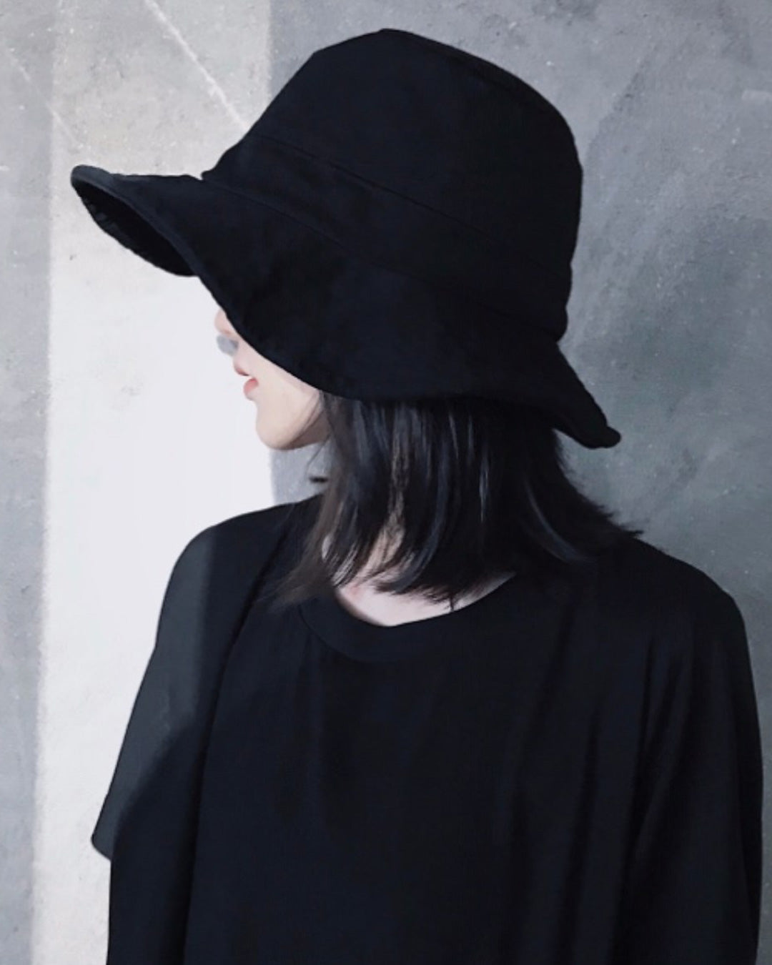 ♠♥COTTON LINEN WIDW BRIM HAT
