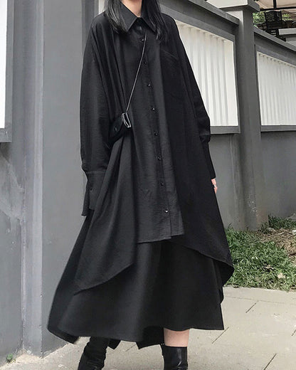 ♠♥SYMMETRY LONG SHIRT