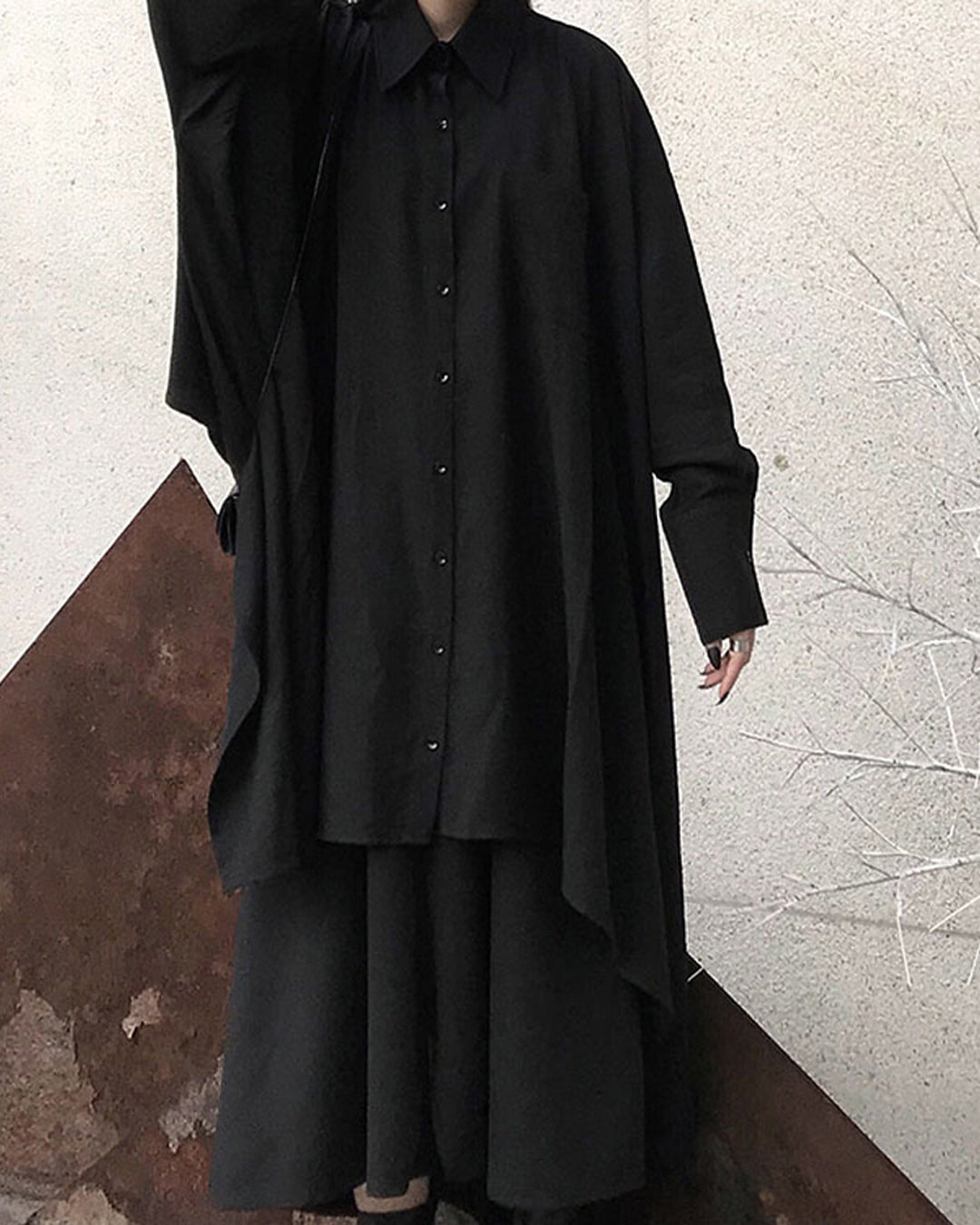 ♠♥SYMMETRY LONG SHIRT