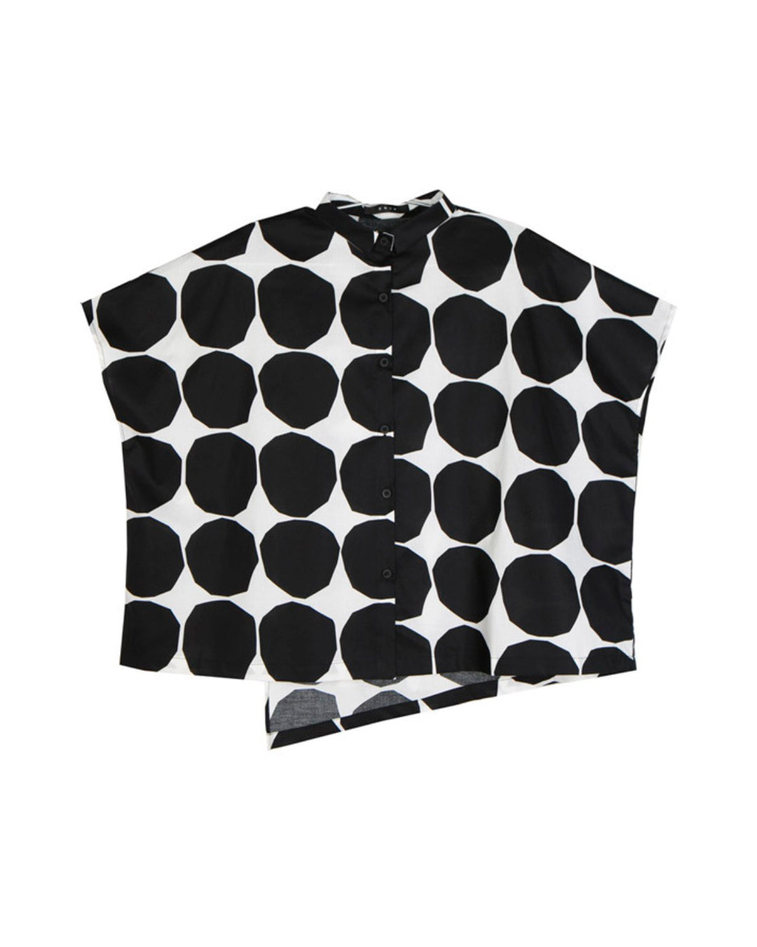 ♠♥BIG DOT PRINTED SHORT SLEEVE SHIRT