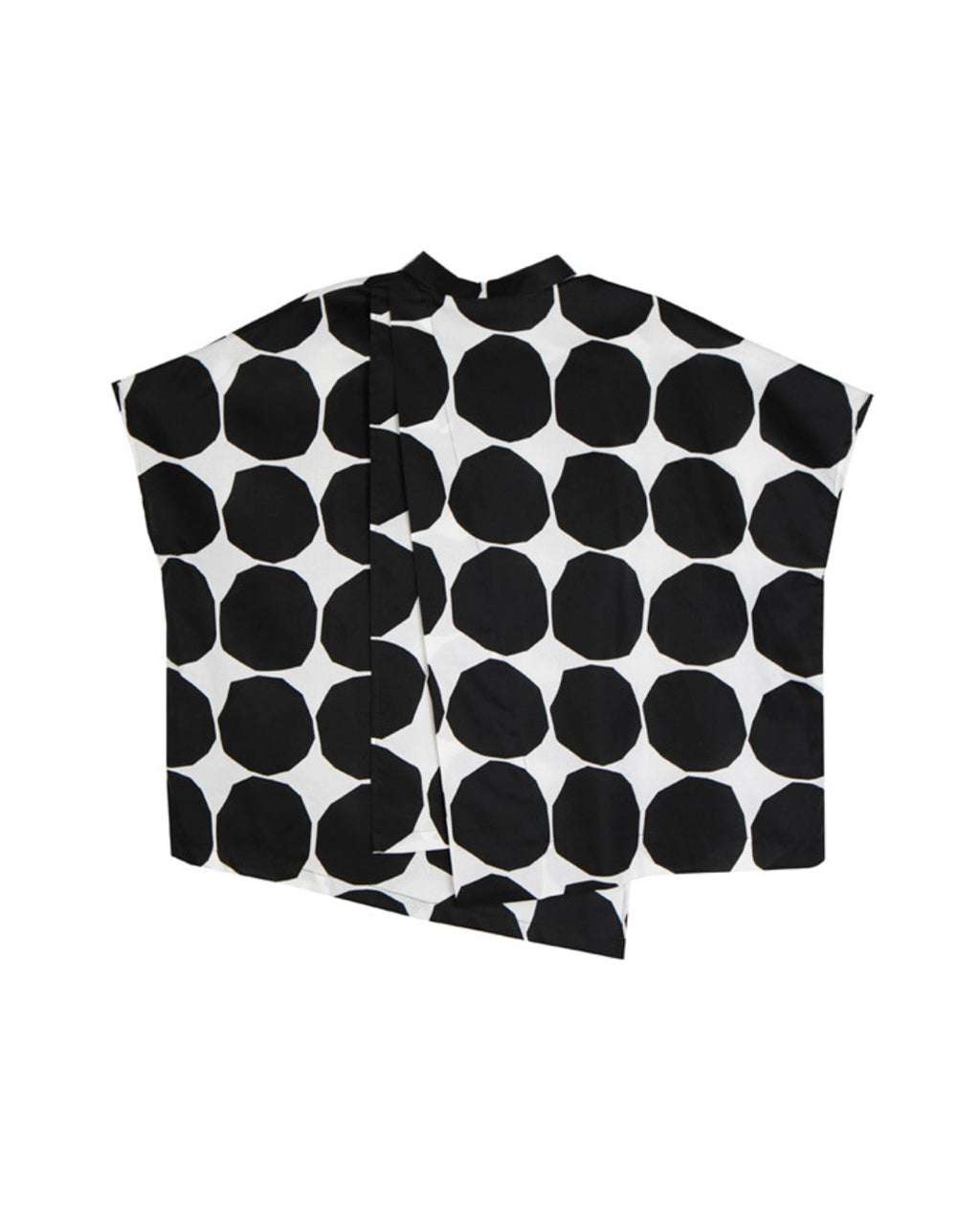 ♠♥BIG DOT PRINTED SHORT SLEEVE SHIRT