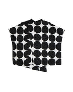 ♠♥BIG DOT PRINTED SHORT SLEEVE SHIRT