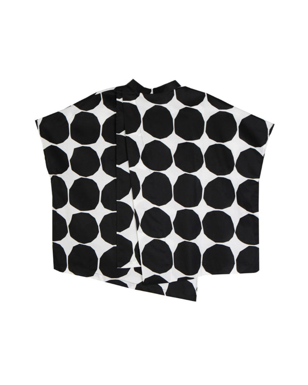 ♠♥BIG DOT PRINTED SHORT SLEEVE SHIRT